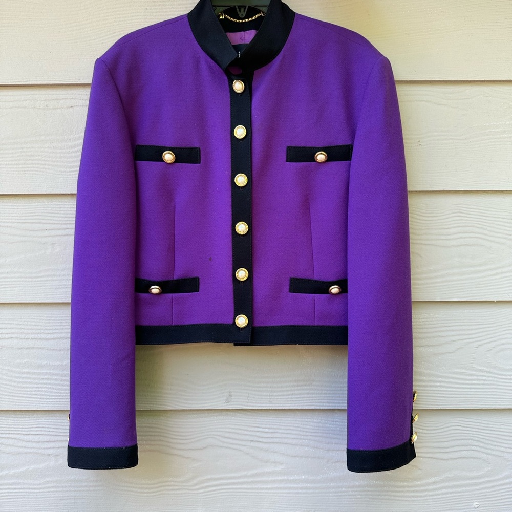 Louis Feraud Vintage Virgin wool blazer
